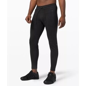 Lululemon Merino Wool Engineered Warmth Joggers Pants Black Ski Layering Mens SM